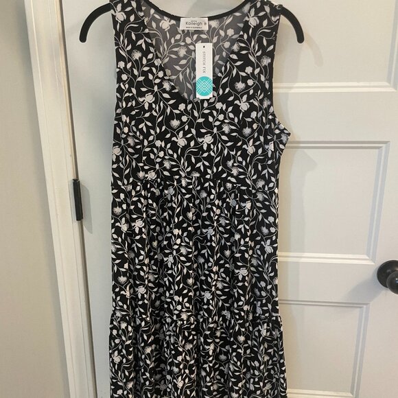 Black and White print Dress - Picture 1 of 4